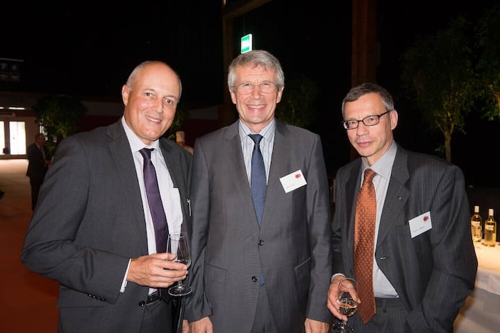 Hans-Rudolf Sprenger; Walter Steinlin, Präsident KTI; Thomas C. Maurer, Managing Partner Maurer Partner Communications