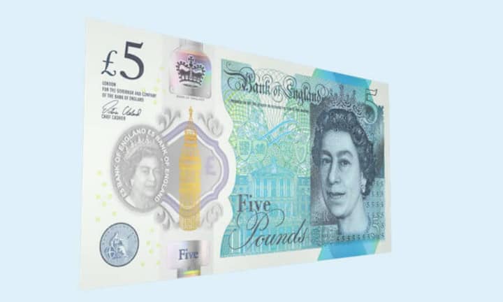 Auch die Queen konnte sich Hoffnung auf den Preis machen. Ihr Abbild ziert die 5-Pfund-Note aus Grossbritannien.