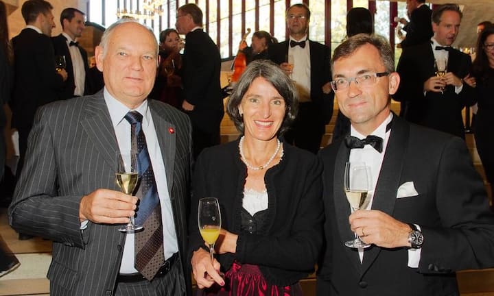 Rudolf Lieberherr, Morga AG; Marlies Lieberherr; Roland Ledergerber, St. Galler Kantonalbank