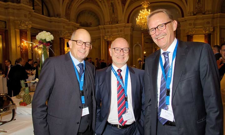 Claus Widrig, Geschäftsführer, GWR Gesellschaft für Wirtschaftskommunikation und Repräsentation; Adrian Parpan, CEO, Würth Financial Services AG; Jürg Michel, Beirat, Würth Financial Services AG