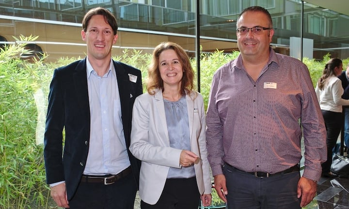 Deniel Kessler, Head of Business Development & Projects, Swisscom (Schweiz) AG;
Sibylle Kammer, Mitglied der Geschäftsleitung, Zühlke Engineering AG;
Marco R. Zollinger, Projektleiter, ODZ AG