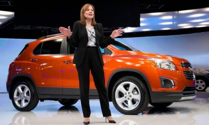 Nur in der Wirtschaft sind die Zahlen noch immer äusserst schwach. Nur 5 Prozent der Fortune-500-Unternehmen werden von Frauen geführt. Die mächtigste von ihnen ist Mary Barra, GM-Chefin. Sie ist laut «Forbes» auf Rang fünf im weltweiten Vergleich.Bilder: Keystone