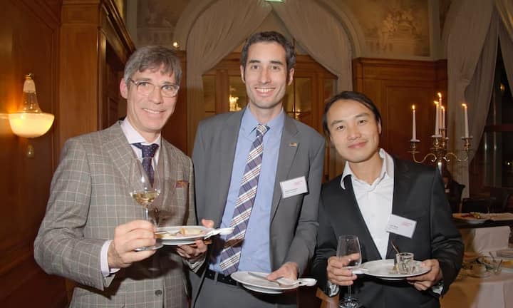 Christoph Schroeder, Chocolats Halba;
Gabriel Schweizer, China Business Platform;
Lijun Wand, Windwille GmbH