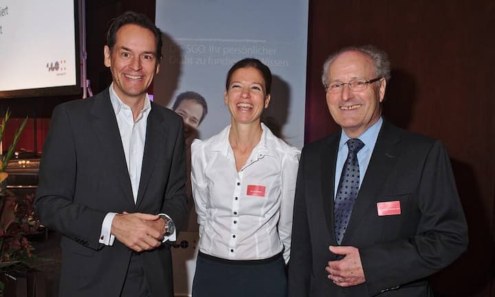 Patrick Warnking, Geschäftsführer Google Schweiz;
Brit de Oliveira-Fehr, Geschäftsführerin, SGO;
Markus Sulzberger, Präsident, SGO