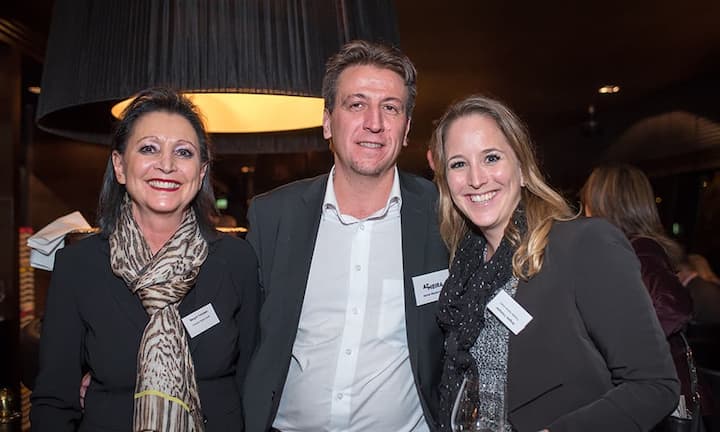 (v.l.) Magrit Trümpler, Trümpler Partner GmbH - Daniel Wiprächtiger, Admeira AG - Angela Trümpler, Trümpler Partner AG