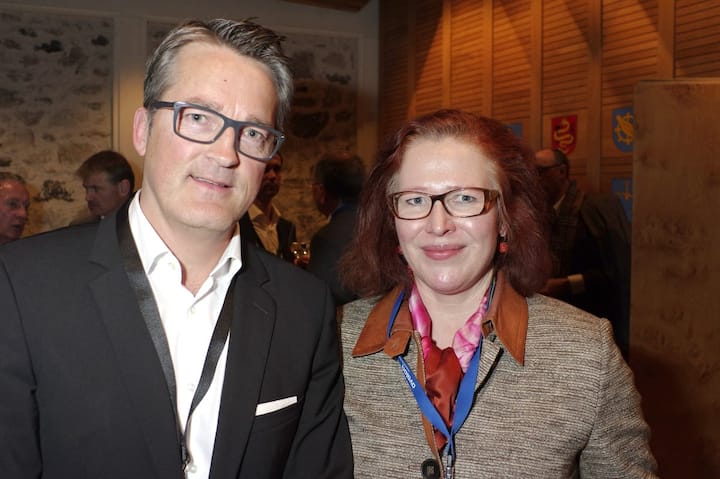 Werner Dirks, La Prairie Group; Dörthe Huschek, Luxury Consumer Goods Executive