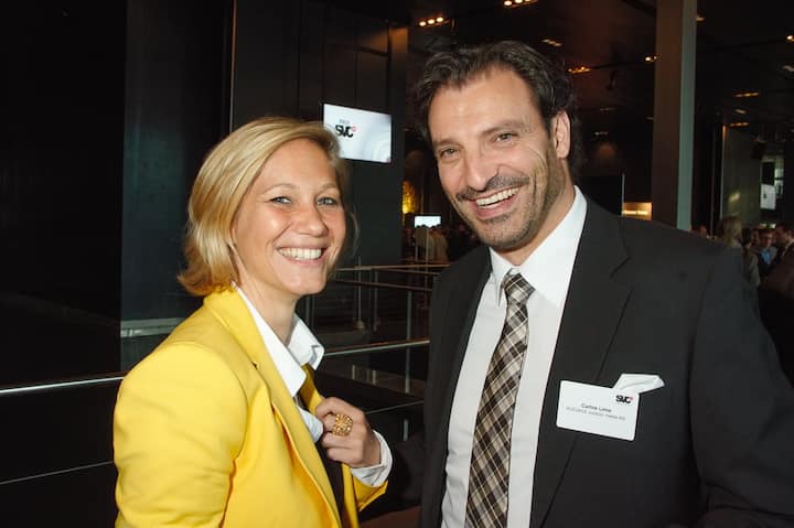 Anke Lantzerath-Fischer, OWN-IT Company Communication; Carlos Lima, ACE2ACE outdoor media AG