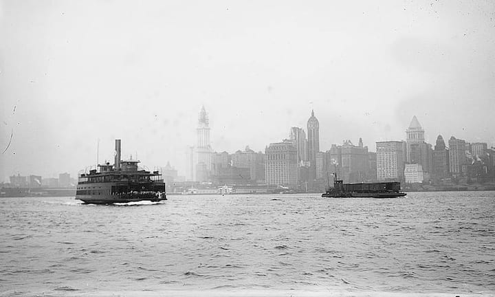 New York: Bereits 1902 wurden die Pläne für den Singer-Tower gemacht. In der Zeit von 1908 und 1909 galt es mit seinen 187 Metern als das höchste Gebäude der Welt. (Bild: Bain News Service)