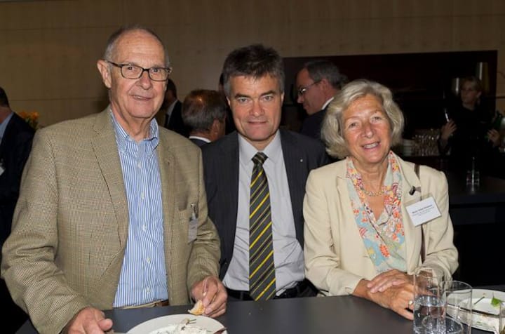 Fred Sutter, Ehrenpräsident SMG; Kurt Biri, Managing Partner AWK Group AG; Wera Hotz-Kowner, VR-Delegierte Jakob Kowner AG