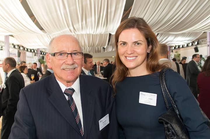 Fredy Schlup, VR-Präsident, Corivus Swiss AG; Milena Danielsen, Executive Director, Julius Bär