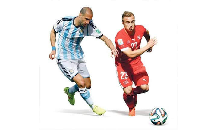 TV-Spektakel: Das WM-Achtelfinale ARG–SUI vom 1. Juli war der Strassenfeger 2014: 1'506'000 Zuschauer. Acht der zehn grössten TV-Erfolge waren WM-Fussballspiele.