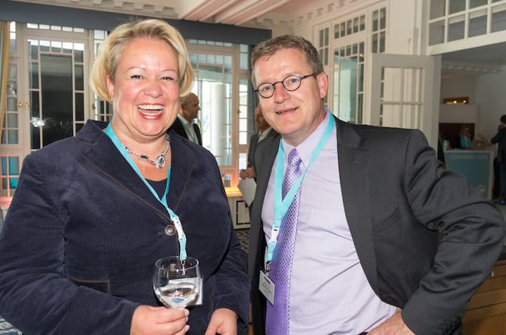 Mirjam Van Dijk, Managing Director, Royal Duyvis Wiener BV; Tom Velthuis, Sales Manager, Royal Duyvis Wiener BV