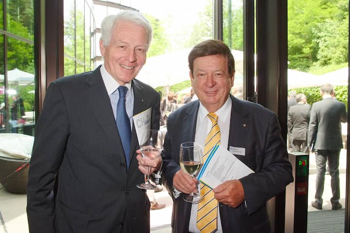 Martin Candrian, VR-P, Candrian Catering AG; Armin Kellenberger, Direktor Private Banking, Bank J. Safra Sarasin AG.