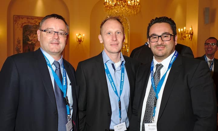 Andreas Knöpfli, Peakteq GmbH;
Simon Stampfli, Stampfli AG;
Fabrizio Salanitri, Horisen AG