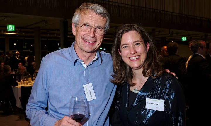 Walter Steinlin, Präsident, KTI;
Gabriele Schwarz, CTI