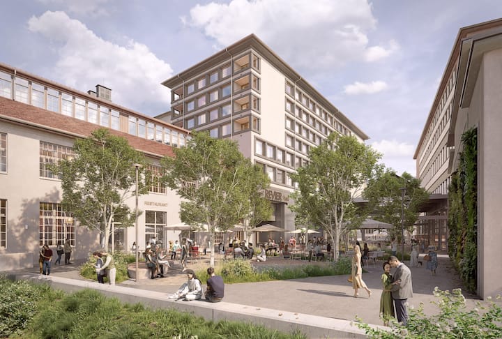 Das Revier Hotel Rheinfall wird über 378 Betten verfügen.