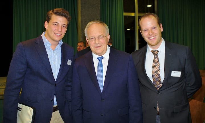 Carlo Schmid, liveyourdream.foundation;
Johann Niklaus Schneider-Ammann, Bundespräsident;
Marco Keller, Maerki Baumann & Co. AG