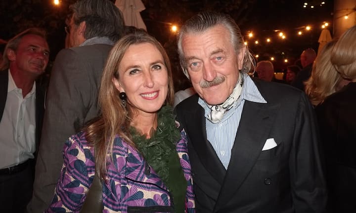 Anke Beisning, Managing Director, Teleclub; Dieter Meier, Konzeptkünstler & Musiker