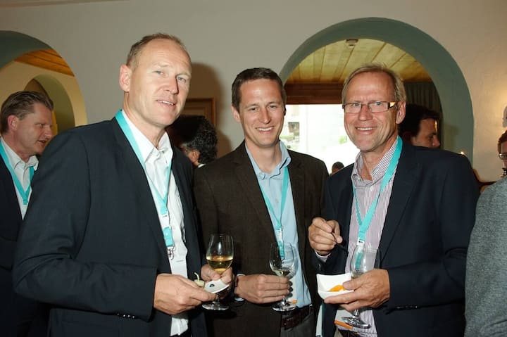 Stefan Scheiber, Leiter Division Food Processing, Bühler; Alex Morgan, Senior Manager Agriculture, Rainforest Alliance; Arthur Steiner, Board Member, Confiseur Läderach AG.