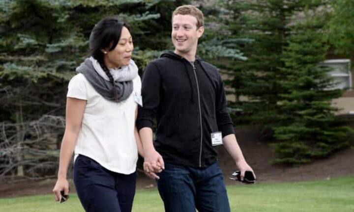 Das sind die reichsten Paare der Welt:  Platz 9: Mark Zuckerberg und Priscillia Chan, Gesamtvermögen 38.5 Milliarden US-Dollar. Die damalige Medizin-Studentin und der Facebook-Gründer verliebten sich 2003, vor Zuckerbergs rasanter Karriere. Ihre Heirat 2012 machte Chan über Nacht zur Multimillionärin.