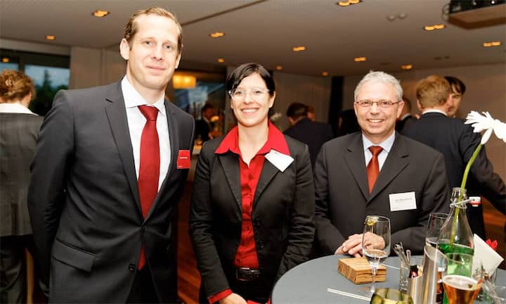 Cassidy Morgan, Kathrin Müller (Sika Schweiz AG) und Jean-Marie Schmid (Zehnder Grroup) v.l.n.r.