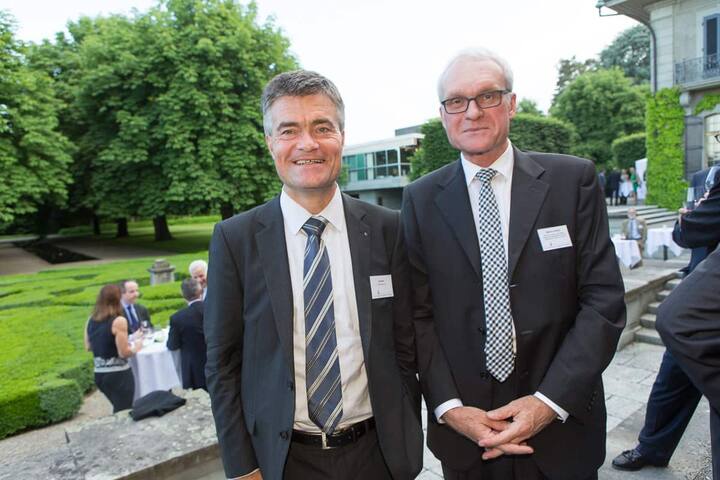 Kurt Biri, CEO, AWK Group AG; Markus Assfalg, Leiter Standortförderung Kanton Zürich