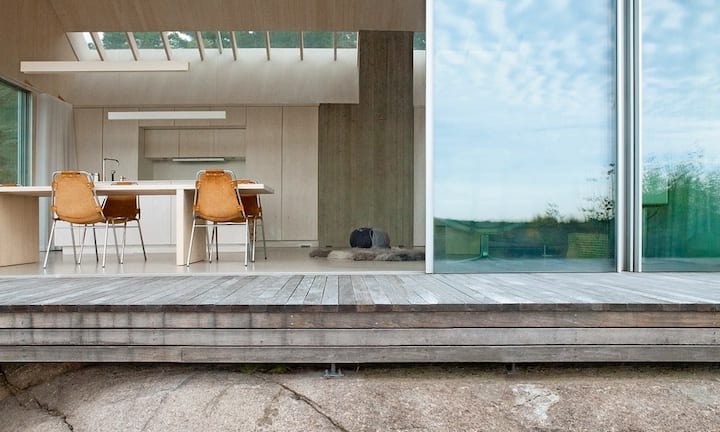 ... in einem Ferienhaus bei Oslo...