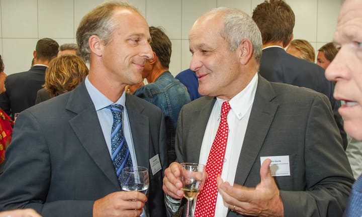 Philippe Meyer, Chamber de Commerce, d'Industrie et des Services de Genève; Martin Naville, CEO, Swiss-American Chamber of Commerce