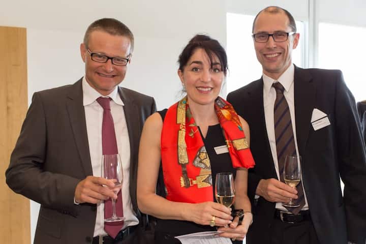 Mario Irminger, CEO, Denner AG; Sandra Blessing Meyer; Josef Meyer, Tetra Pak (Schweiz) AG