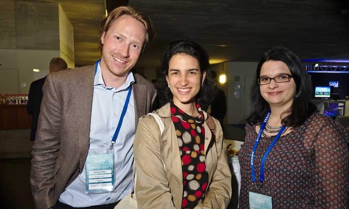 Philipp Schulte, Startup, Sanalytica GmbH;
Marcela Zuluaga, Startup, Sanalytica GmbH;
Saskia Zelt, Studentin, Universität St. Gallen