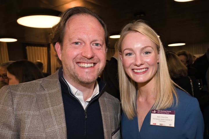 Arild Pockrandt, Blocklogic GmbH;Malin Oline Eide, SSCC Swedish Swiss Chamber of Commerce