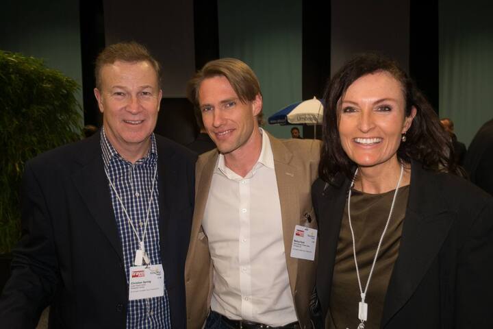 Christian Sprng, Leiter Agent Sales, Hotelplan Suisse; Markus Kohli, Senior Manager Retailer Sales, TUI Suisse Ltd.; Barbara Gähwiler, BRASA Reisen AG
