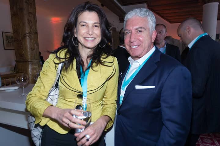 Sigal Shilony, General Manager Fun & Indulgence Division, Strauss Group, Israel; Sam Borgese, CEO Max Brenner International, USA
