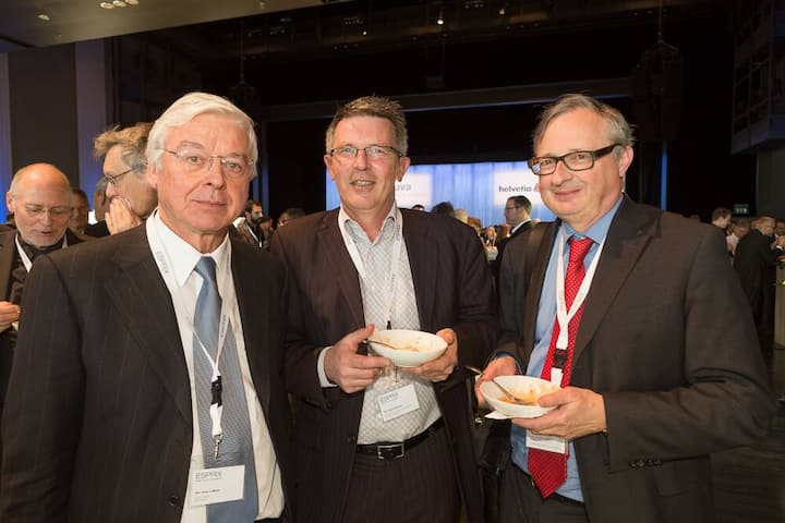 Peter F. Weibel, Stiftungsratspräsident, Uni-Stiftung Zürich; Felix Reutimann, Operations Manager, Personalvorsorgestiftung der IBM (Schweiz); Thomas Bühlmann, Geschäftsführer, Personalvorsorgestiftung der IBM (Schweiz)