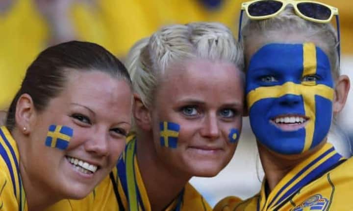Schweden ist auf den 6. Platz vorgerückt.