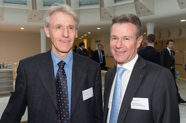 Fritz Stahel, Privatier / Ex Credit Suisse; Peter Bühlmann, CEO Neue Aargauer Bank