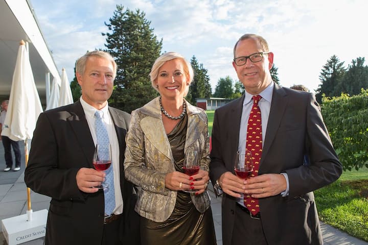 Urs Berger, Verwaltungsratspräsident, Die Mobiliar; Bettina C. Stach, CEO Stach Immobilien; Werner Görg, CEO Gothaer Versicherung