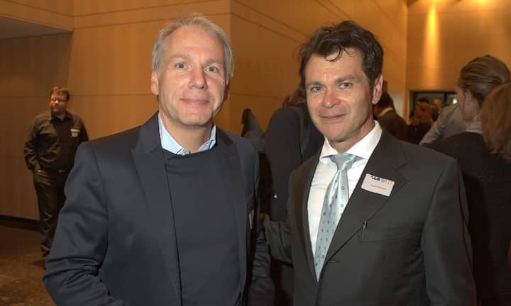 Urs Greutmann, Inhaber, greutmann bolzern designstudio;
Charles Imbacher, Moderator, Inhaber balanced performance agency gmbh