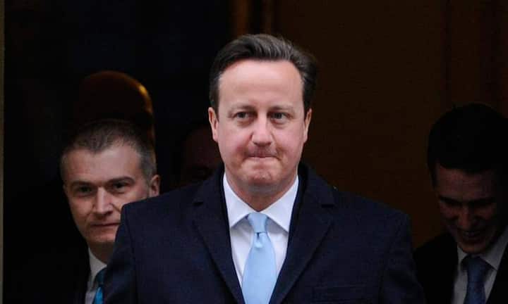 ...der britische Premierminister David Cameron und...