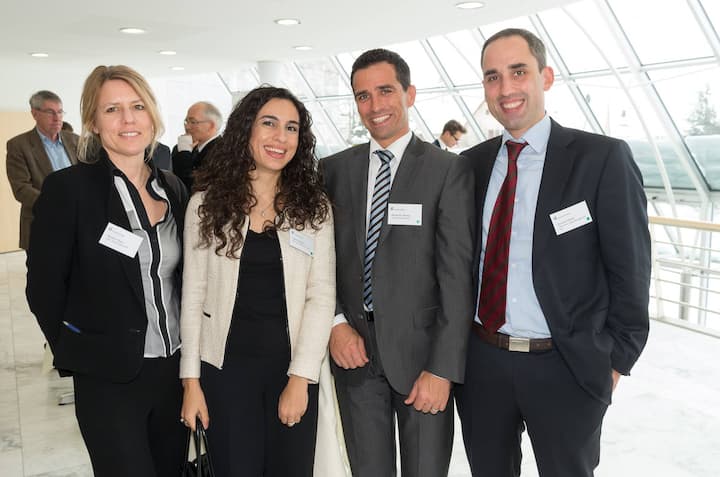 Barbara Meyer, L.E.K. Consulting GmbH; Riem Shahbari, Bank Julius Bär & Co. Ltd.; Alexander Becker, Glarner Kantonalbank; Hendrik David, Swisscanto Asset Management AG