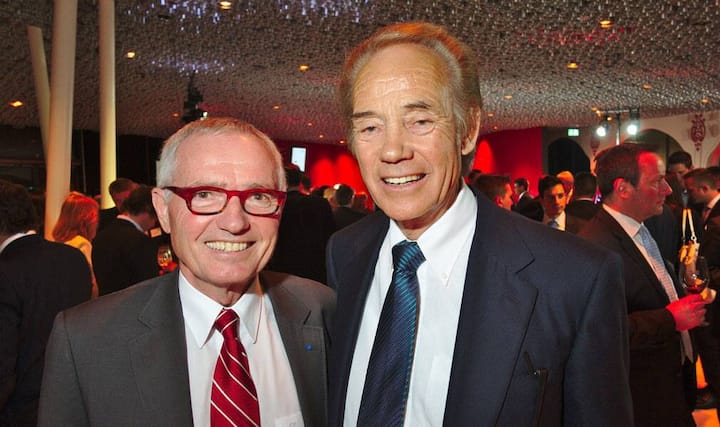 Jacky Gillmann, VRP, Losinger Marazzi;
Bruno Marazzi, Bau-Unternehmer