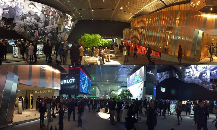 Die besten Bilder von der Baselworld 2017:
Halle 1 der Baselworld: Hier stellt die Crème de la Crème der Uhrenwelt aus.