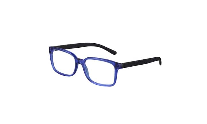 Blaues Wunder: Burberry (Mann) Die markante blaue Fassung von Burberry aus der neuen Frühlings-/ Sommerkollektion ist ein Blickfang. Ab Dezember 2014 erhältlich. Preis 276 Franken