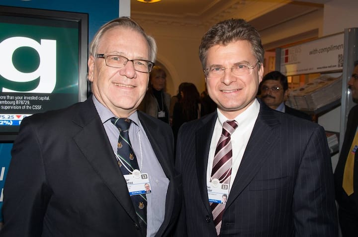 Peter Gomez, SIX Group AG; Stefan Meister, Waypoint Capital Holdings Ltd. (Bertarelli Family Office)