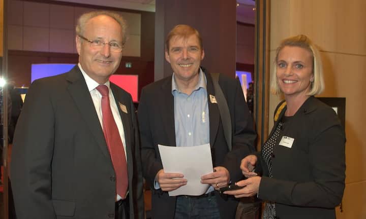 Markus Sulzberger, Präsident SGO;
Beat Dietziker, Geschäftsführer, TenStep Schweiz GmbH;
Andrea Luder, CEO, emediately