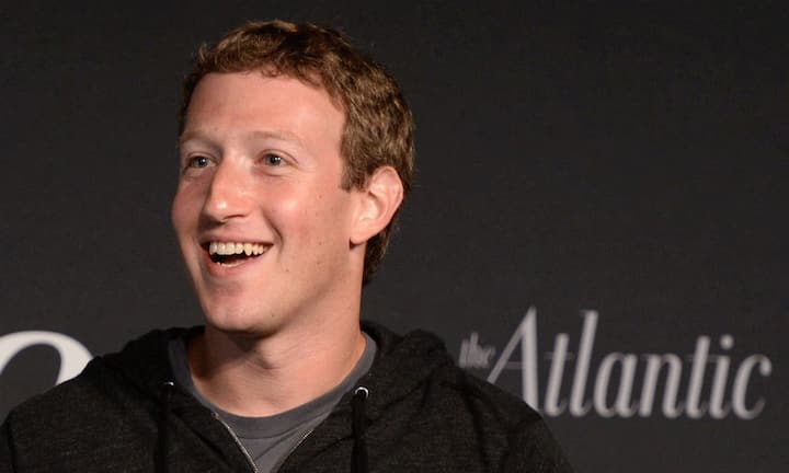 Facebook-Gründer Mark Zuckerberg...