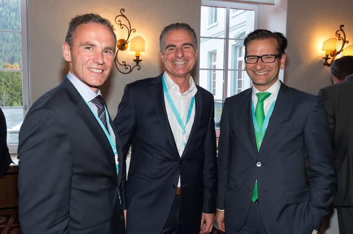 Roger Neininger, Head of Audit, KPMG; Daniel Pfister, COO, Jacobs Holding AG; Marc Ziegler, Partner, KPMG