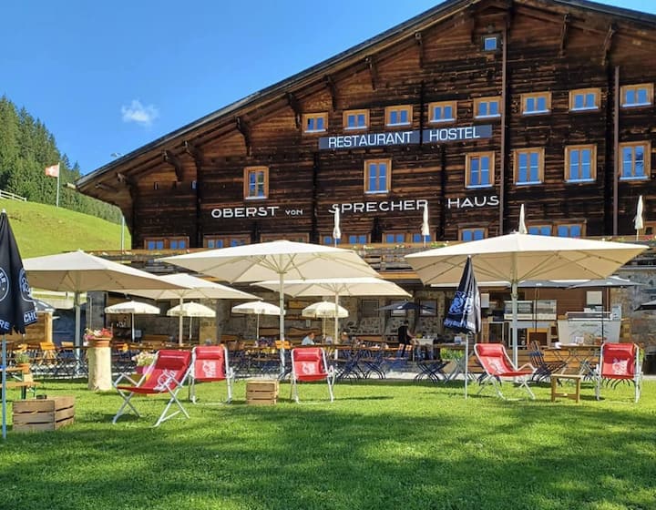 Auch das Restaurant bleibt offen – im Sommer, wie im Winter.