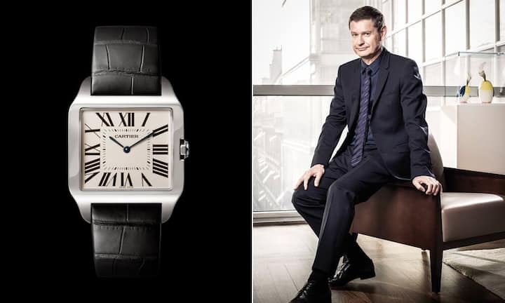 CartierCEO: Cyrille Vigneron (Bild)Umsatz: 2,45 Milliarden Franken (geschätzt)Gründungsjahr: 1847Profil: Luxusmarke mit Schmuck und Uhren, breites Spektrum von der einfachen Stahluhr bis zur Haute HorlogerieIkone: Santos (Bild), die Mutter aller Cartier-Armbanduhren