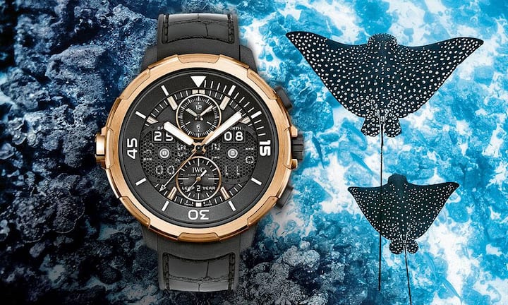 474 Teile sind im Werk Nummer 89 801 dieser Aquatimer Perpetual Calendar Digital Date-Month von IWC verbaut. Die Taucheruhr hat einen ewigen Kalender mit digitaler Anzeige von Tag und Monat, Schaltjahranzeige, Chrono, Flyback, eine verschraubte Krone etc. Sie wird nur 50 Mal produziert. Mit vier Sondereditionen der Aquatimer-Kollektion unterstützt IWC übrigens die Arbeit der Charles Darwin Foundation und der Cousteau Society.